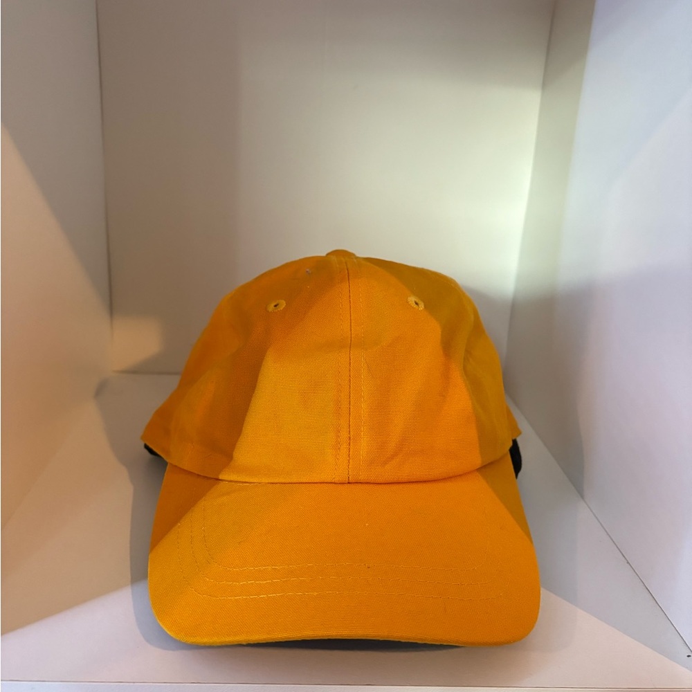 Orange ball cap